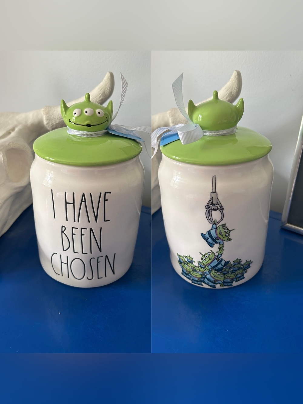 Rae Dunn Disney Disney Pixar Toy Story Alien I Have Been Chosen Canister